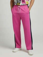 Stylish Regular Fit Single Jersey Summer Trouser For Men-Pink-NST05