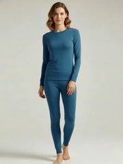 VZV Warmer Suit For Women-Zinc Blue-VZV08