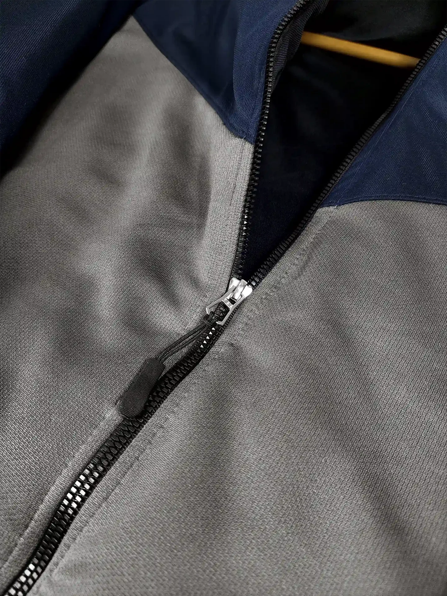 Payper Zipper Winter Jacket For Men-Dark Navy With Light Grey-PH08