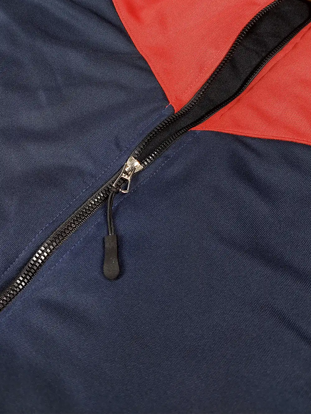 Payper Zipper Winter Jacket For Men-Red & Navy-PH04