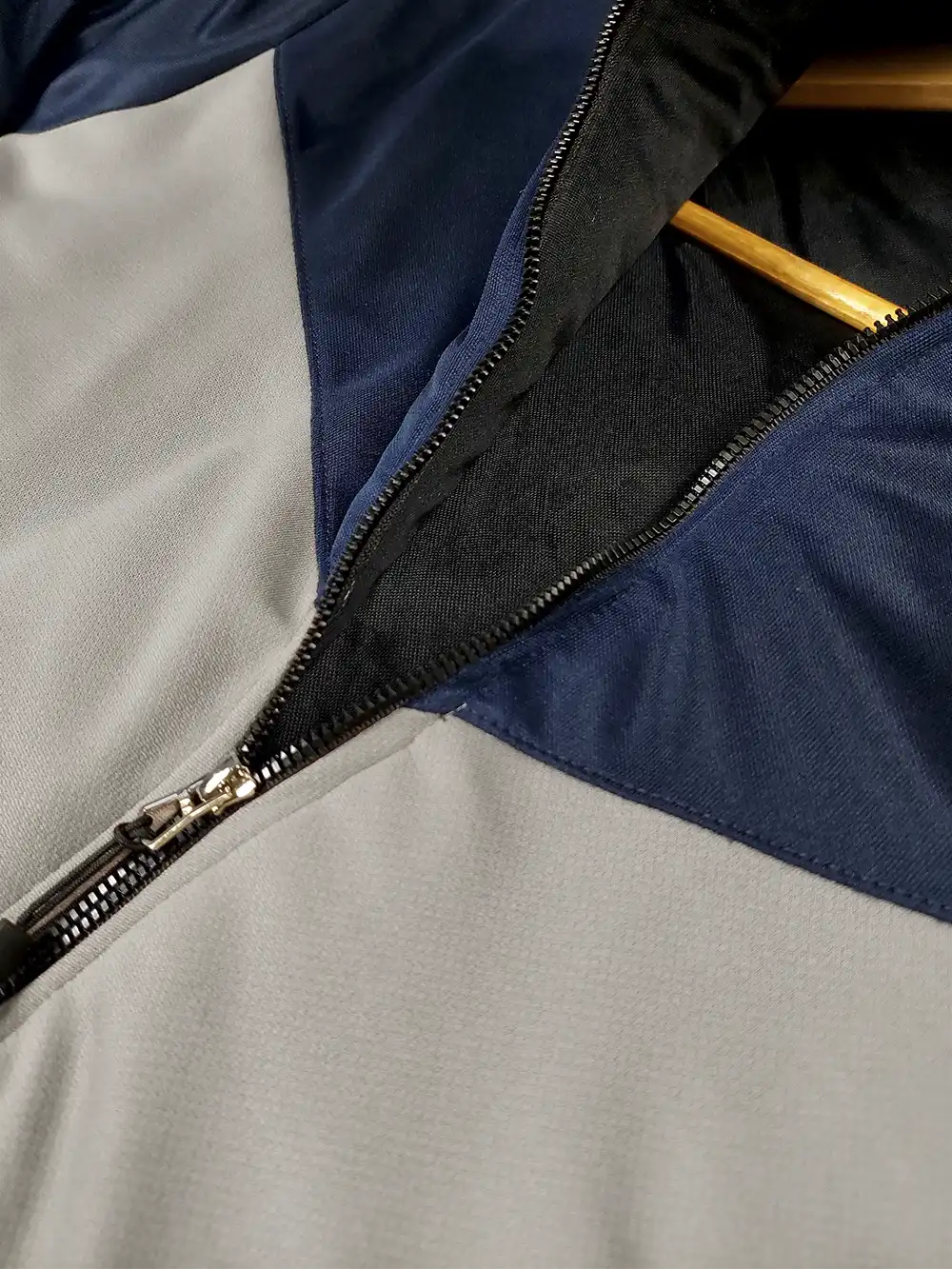 Payper Zipper Winter Jacket For Men-Dark Navy With Light Grey-PH08