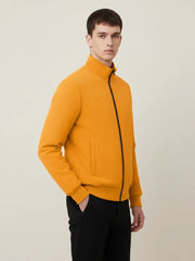 Payper Winter Zipper Mockneck Jacket For Men-Bright Orange-PH18