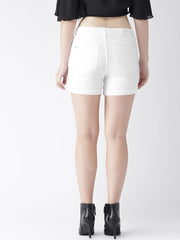 Old Navy Denim Short For Ladies-White-SP2428