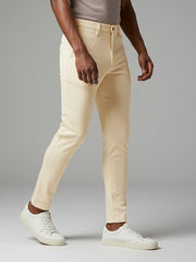 Louis Vicaci Lycra Stretchy Slim Fit Pent For Men-Light Peach-RA0126