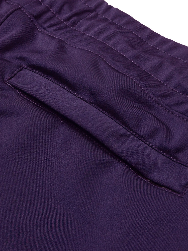 Louis Vicaci Slim Fit Active Wear Trouser Pent For Men-Purple-BR664
