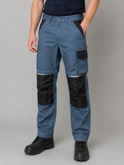 Grey Cargo Trouser For Men-BE2593