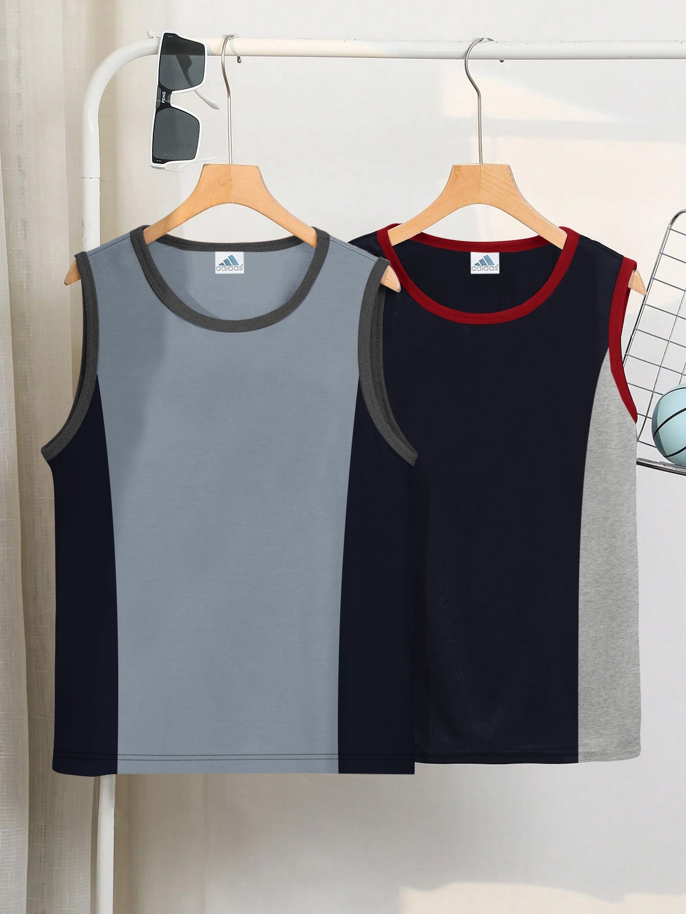Pack Of 2 ADS Single Jersey Sleeveless T Shirt For Kids-BE3238