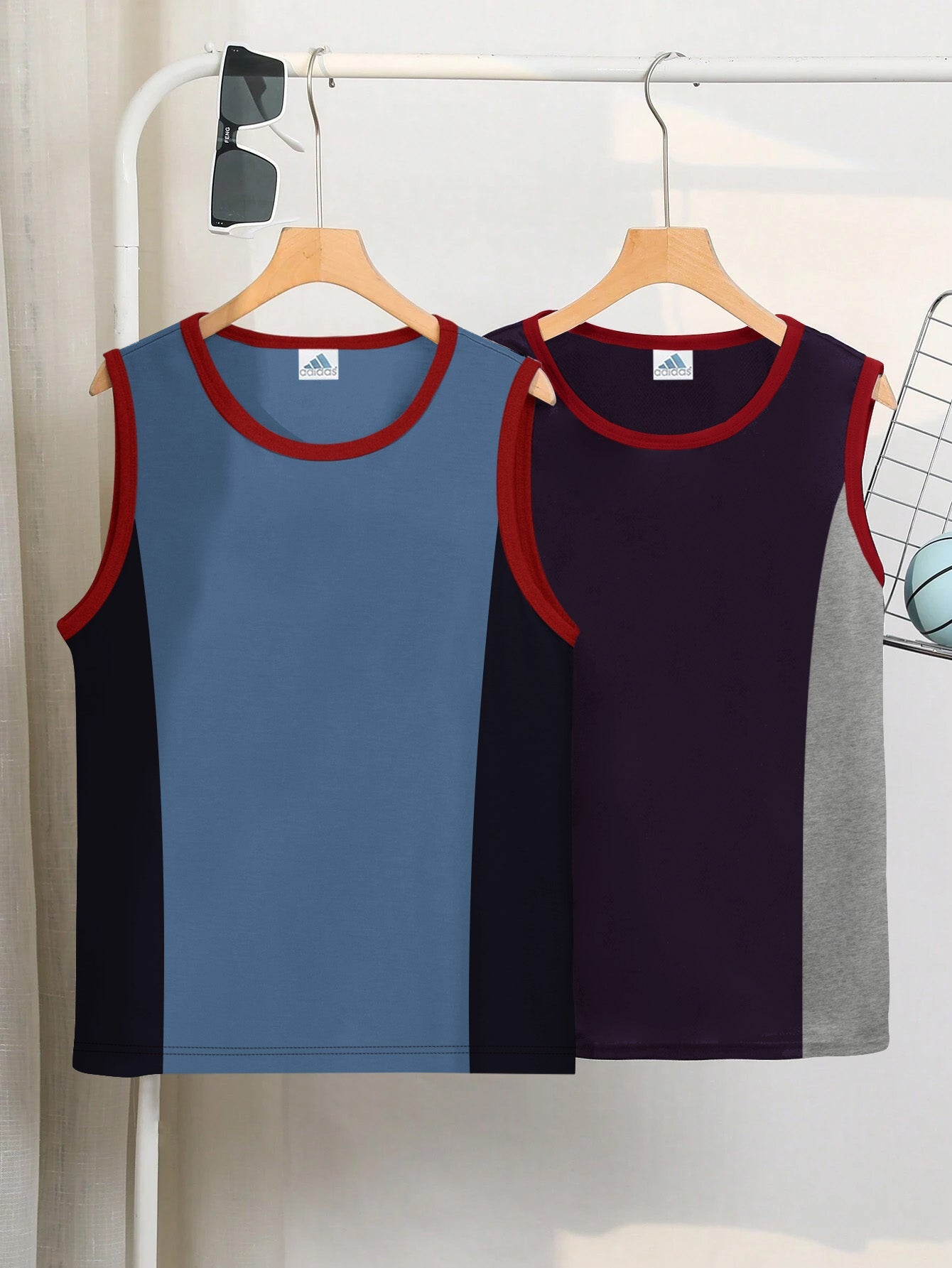 Pack Of 2 ADS Single Jersey Sleeveless T Shirt For Kids-BE3238