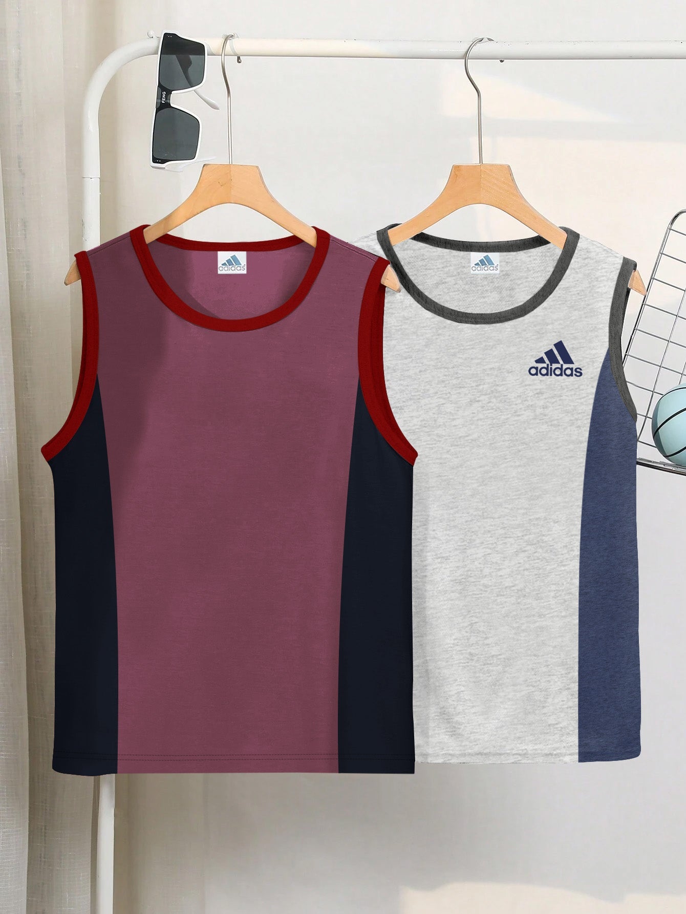Pack Of 2 ADS Single Jersey Sleeveless T Shirt For Kids-BE3238