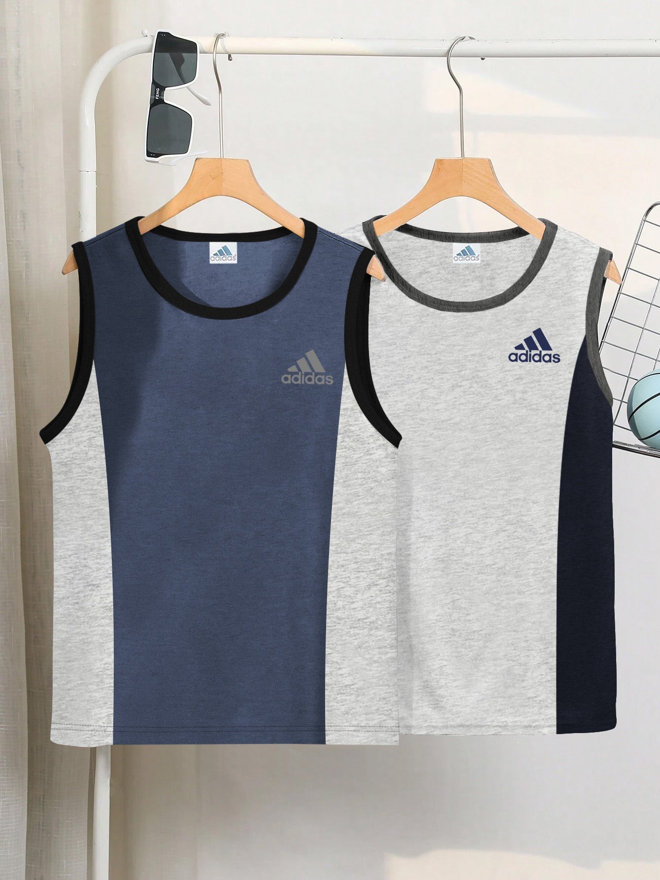 Pack Of 2 ADS Single Jersey Sleeveless T Shirt For Kids-BE3238