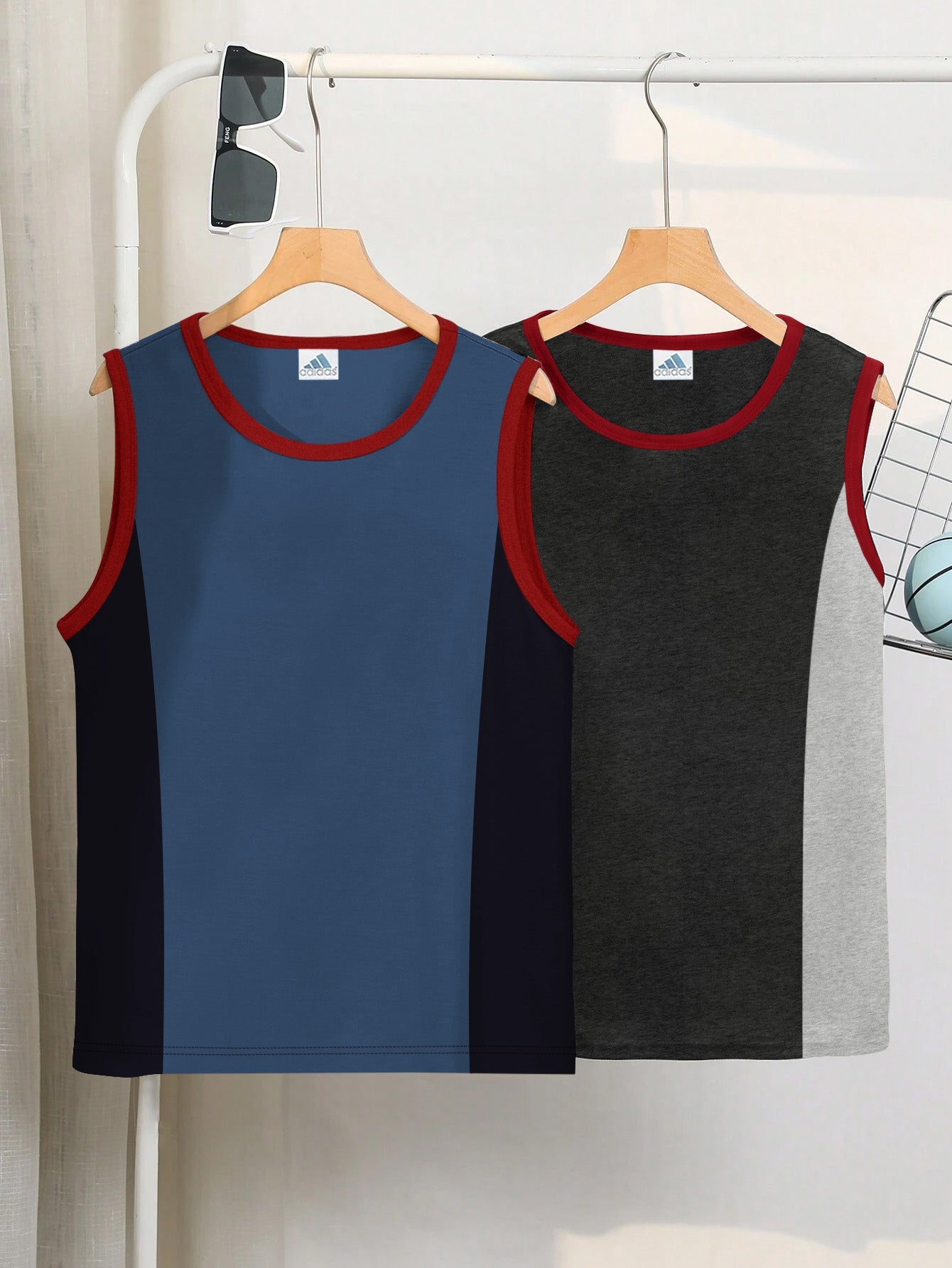 Pack Of 2 ADS Single Jersey Sleeveless T Shirt For Kids-BE3238