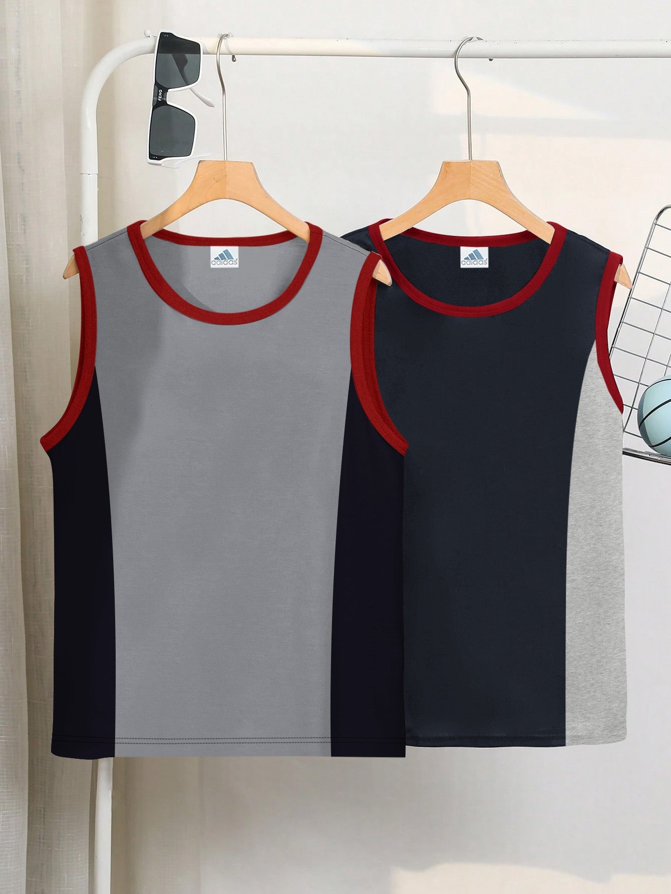 Pack Of 2 ADS Single Jersey Sleeveless T Shirt For Kids-BE3238