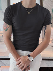 Louis Vicaci Summer T Shirt For Men-Dark Grey-BE952/BR13200