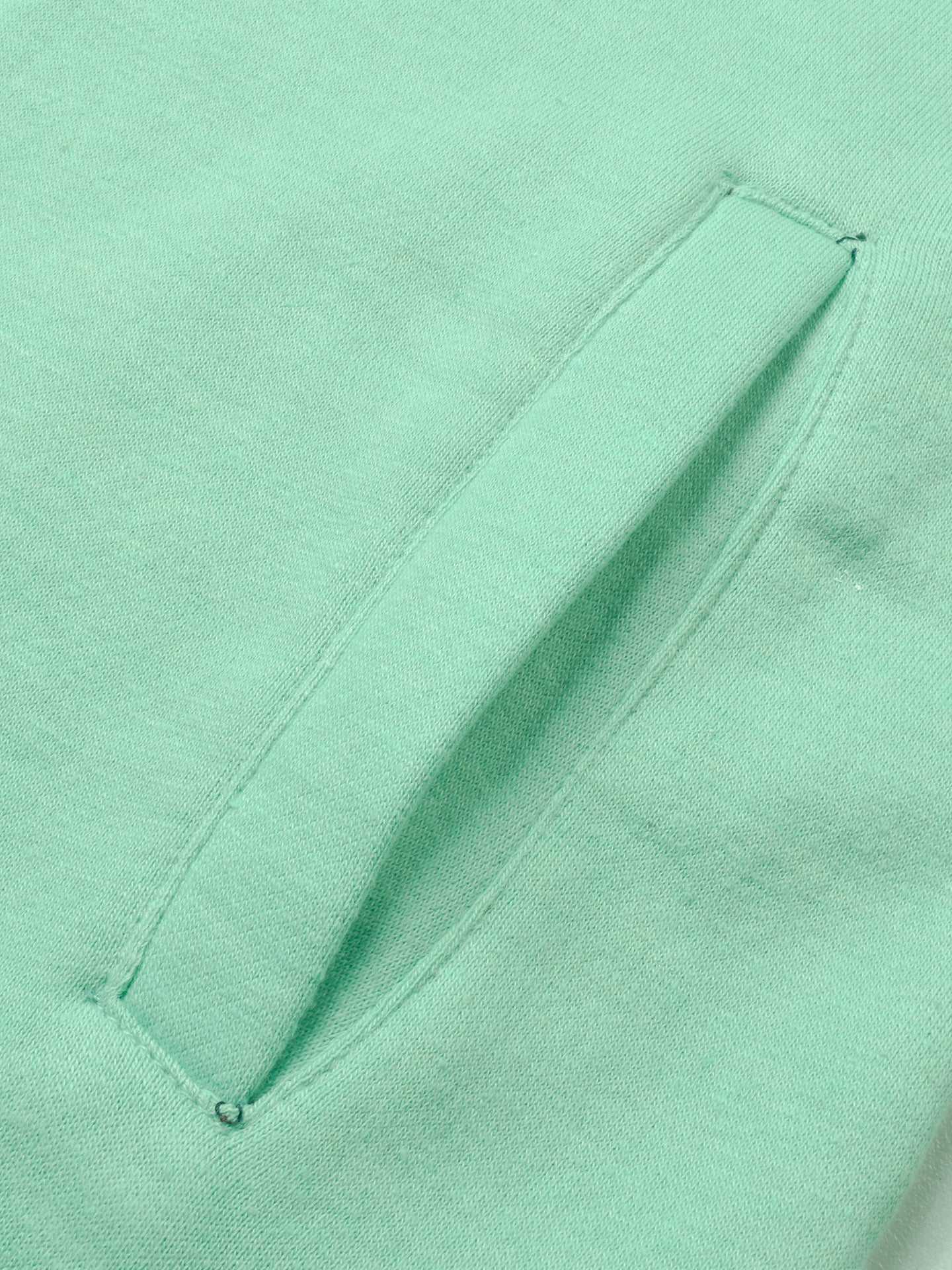 Louis Vicaci Fleece Zipper Tracksuit For Ladies-Light Green with Maroon Stripe-BR366