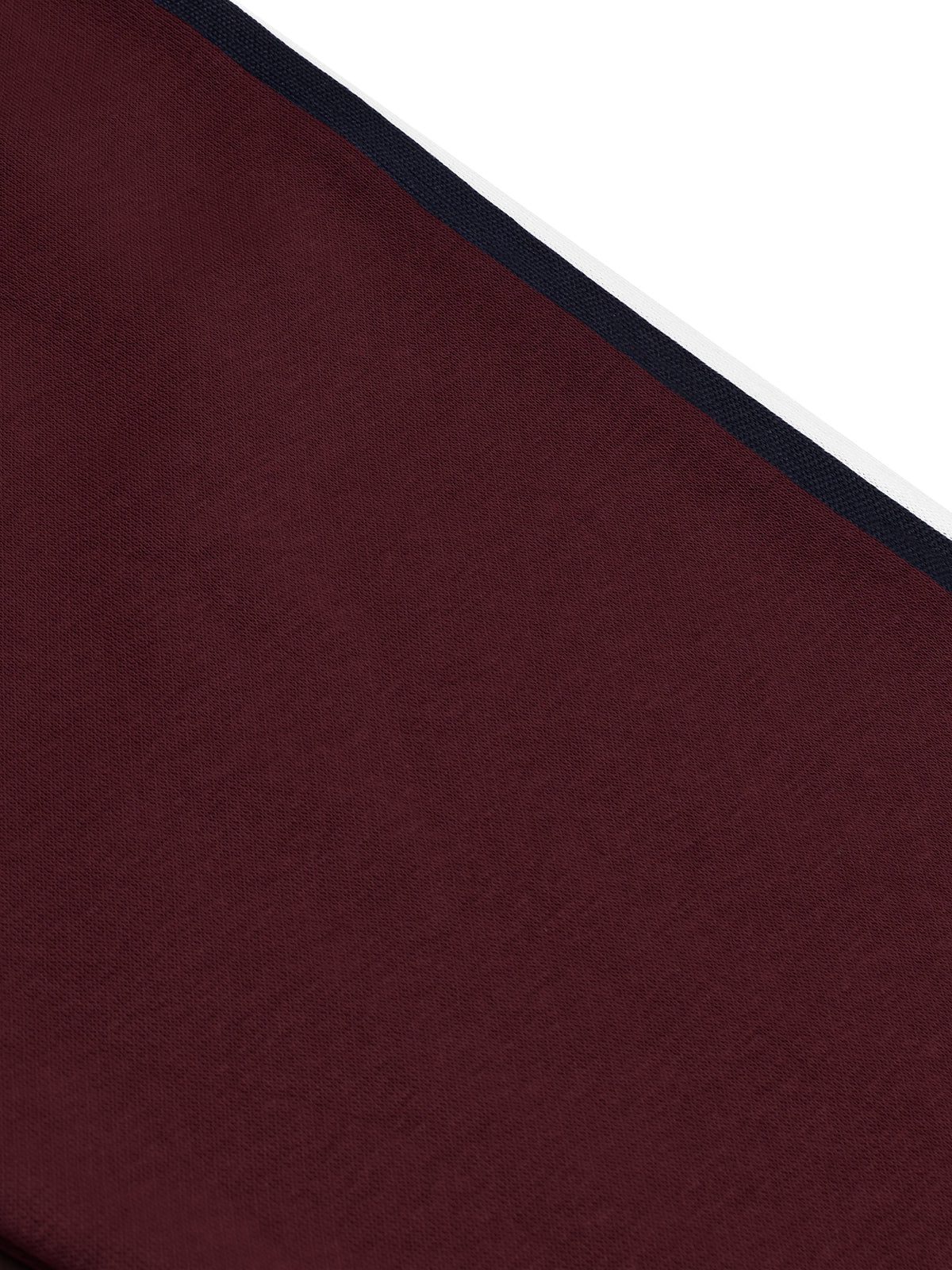 Louis Vicaci Fleece Sweatshirt For Men-Black with Maroon-BR8346