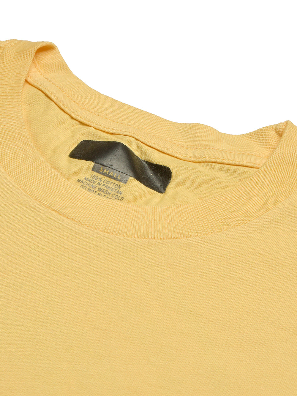 BilaBong Single Jersey Crew Neck Tee Shirt For Men-Yellow-BE1039