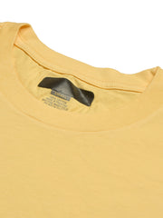 BilaBong Single Jersey Crew Neck Tee Shirt For Men-Yellow-BE1039