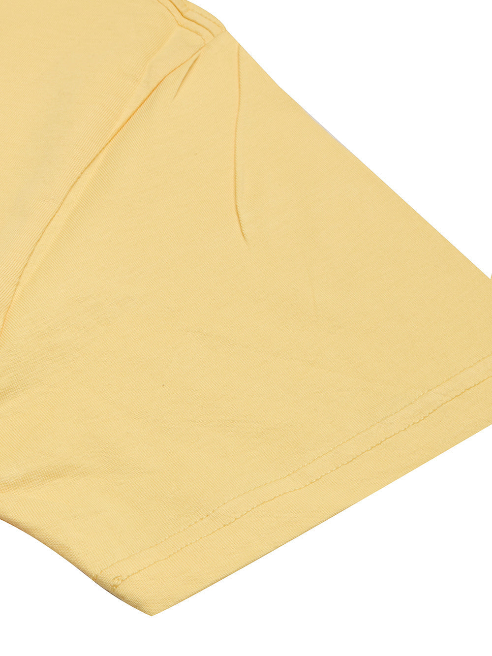 BilaBong Single Jersey Crew Neck Tee Shirt For Men-Yellow-BE1039