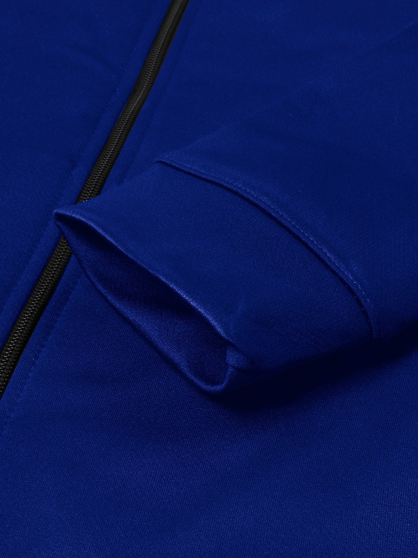 TNF Baseball Inner Fur Jacket For Men-Royal Blue-BE197/BR999