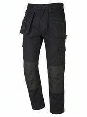 Black Cargo Trouser For Men-BE9251
