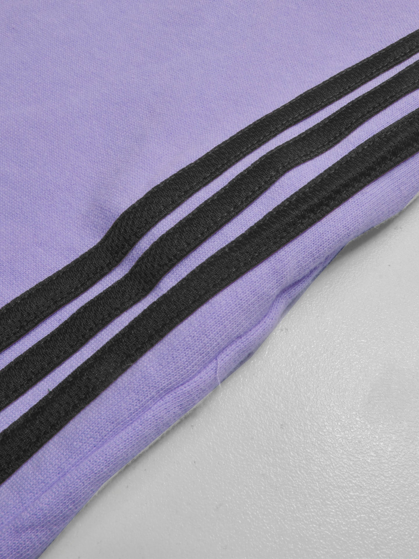 Summer Jersey Terry Slim Fit Bermuda Short For Men-Light Purple with Stripes-SP1774/RT2435