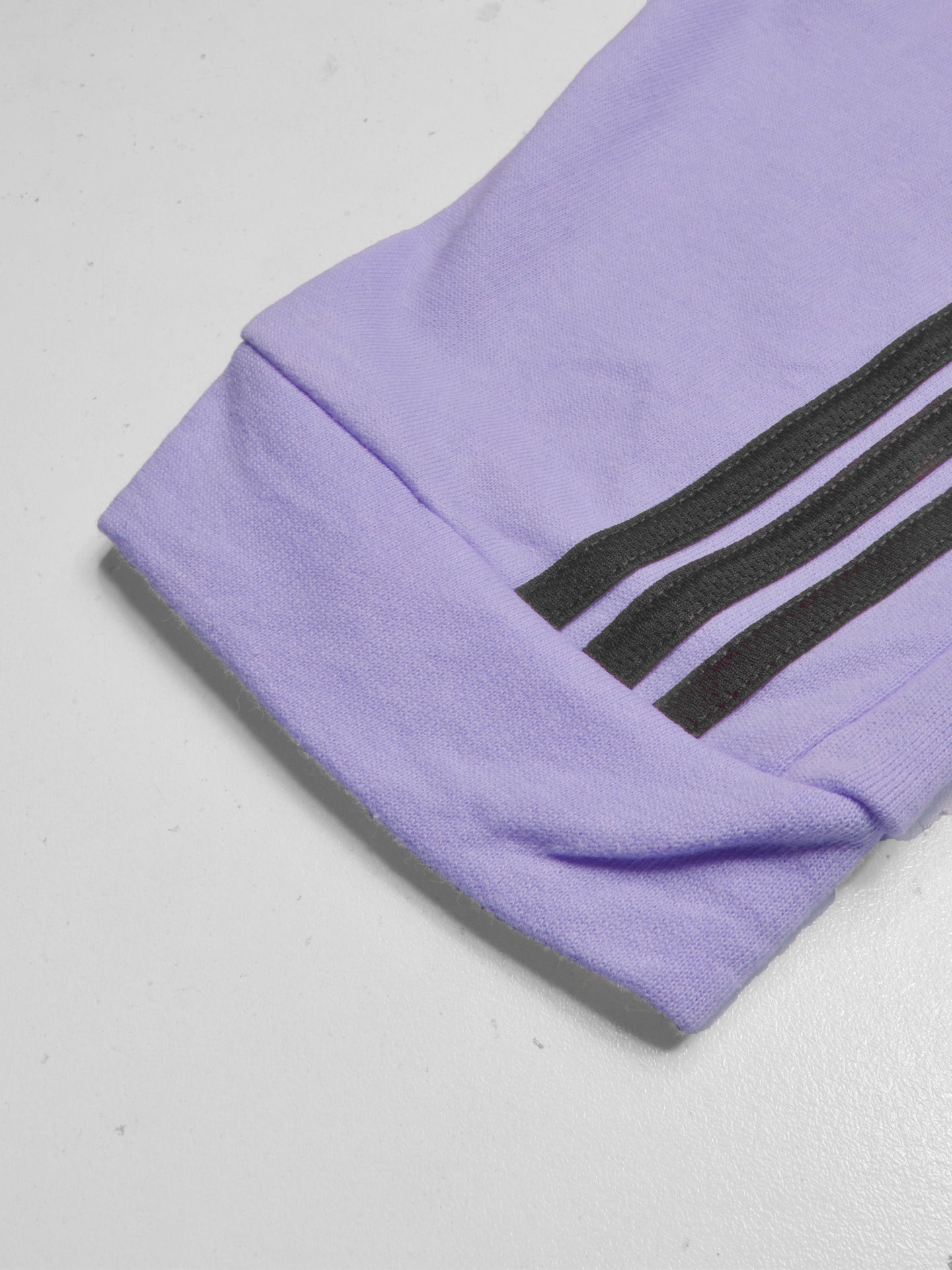 Summer Jersey Terry Slim Fit Bermuda Short For Men-Light Purple with Stripes-SP1774/RT2435