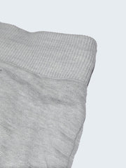 Nyc Polo Terry Fleece Short For Ladies-Grey Melange-SP713