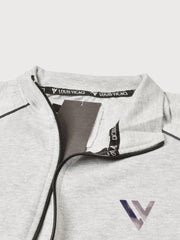 Louis Vicaci Fleece Zipper Tracksuit For Men Off-White Melange-RT2126