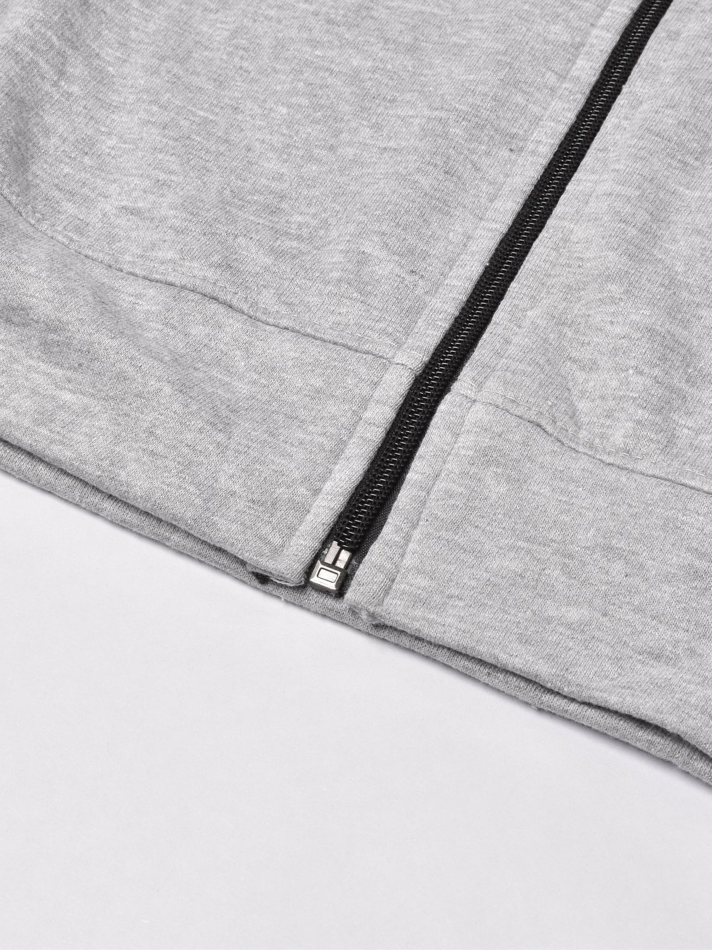 Louis Vicaci Fleece Zipper Tracksuit For Men-Grey Melange-RT1351