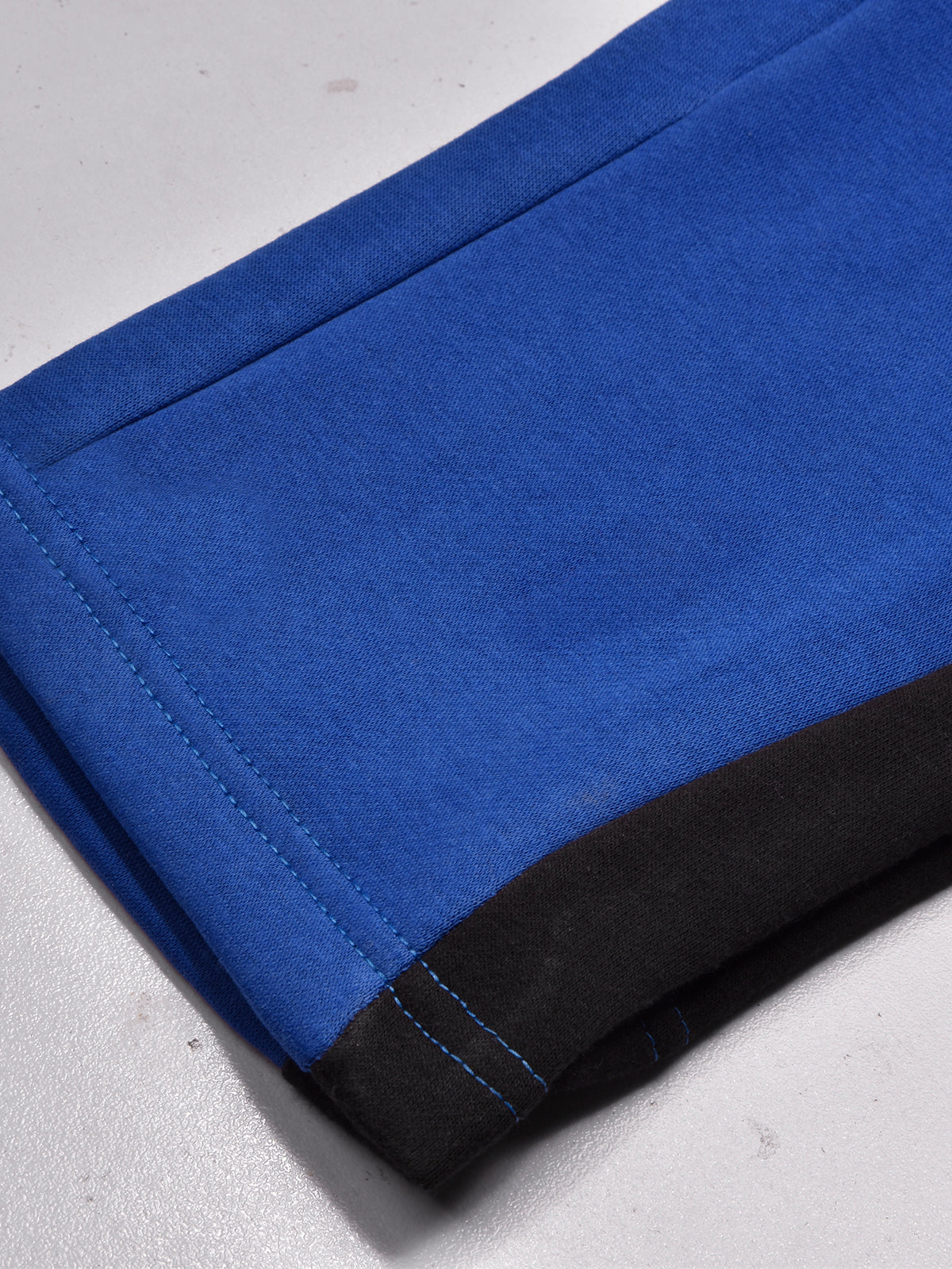 BTS Fleece Tracksuit For Kids-Dark Blue with Black-BE33/BR878