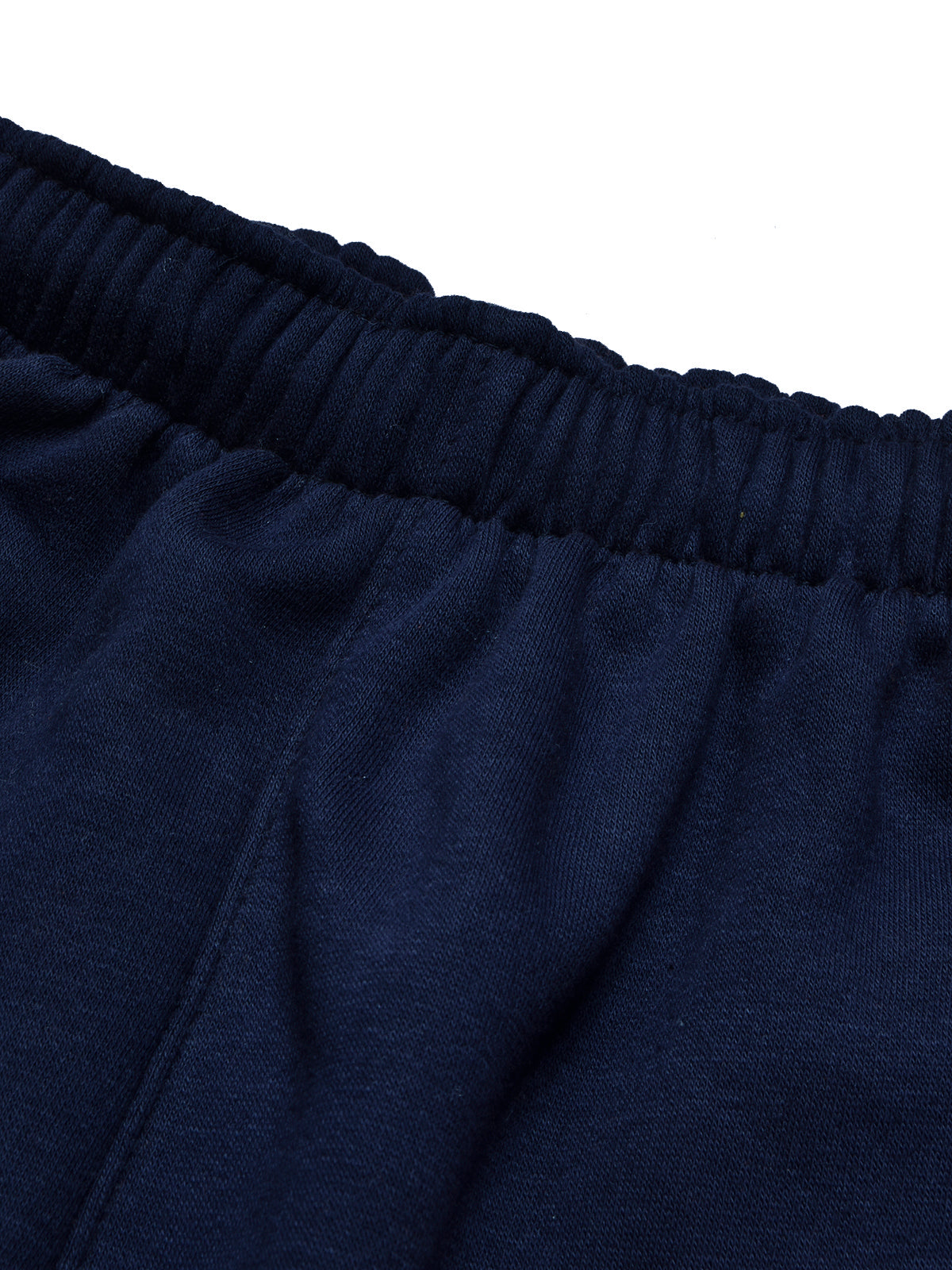 BTS Fleece Tracksuit For Kids-Dark Navy & Orange Panels-BE189/BR989