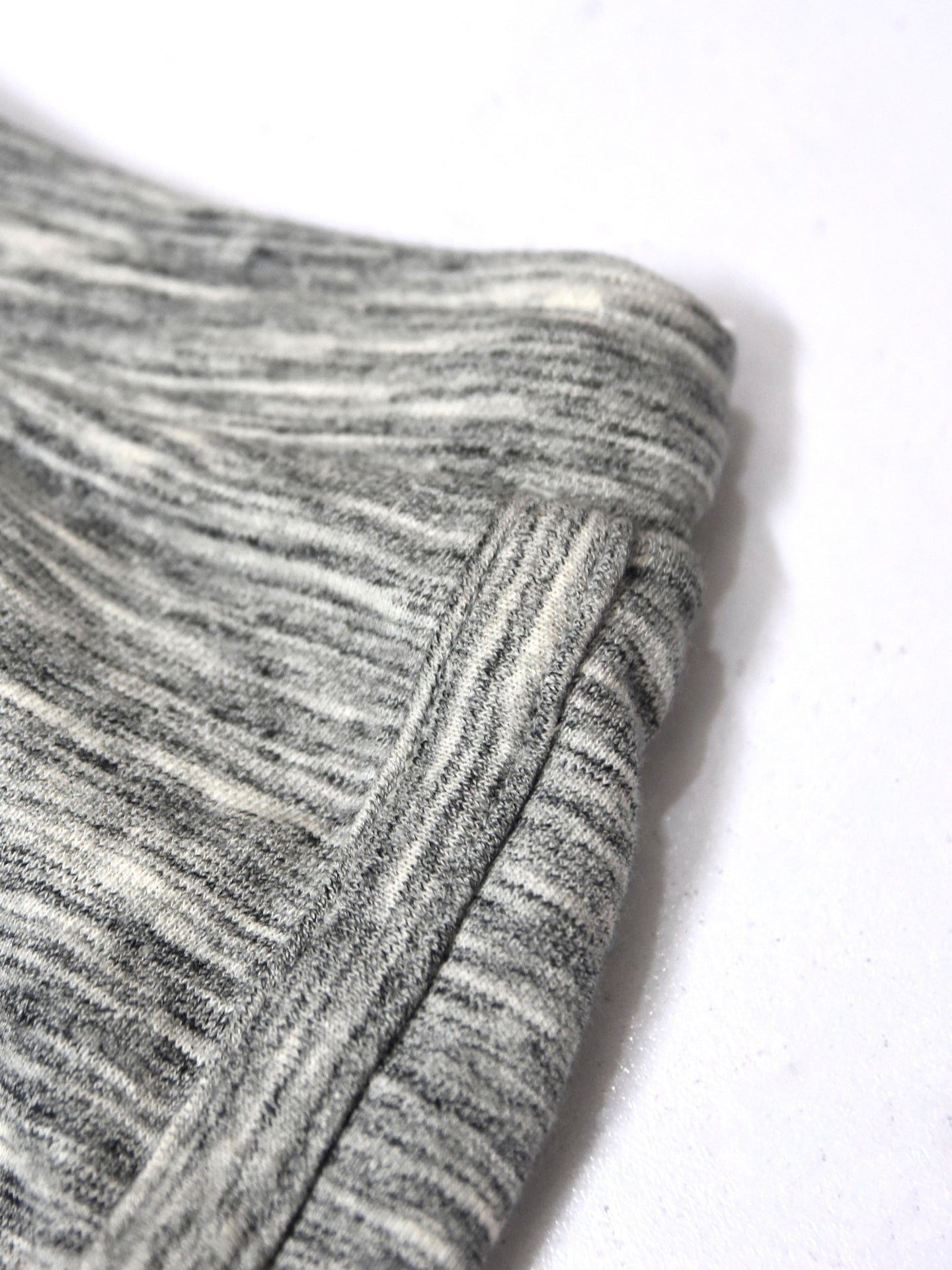 Nyc Polo Terry Fleece Short For Ladies-Off White Melange-SP712