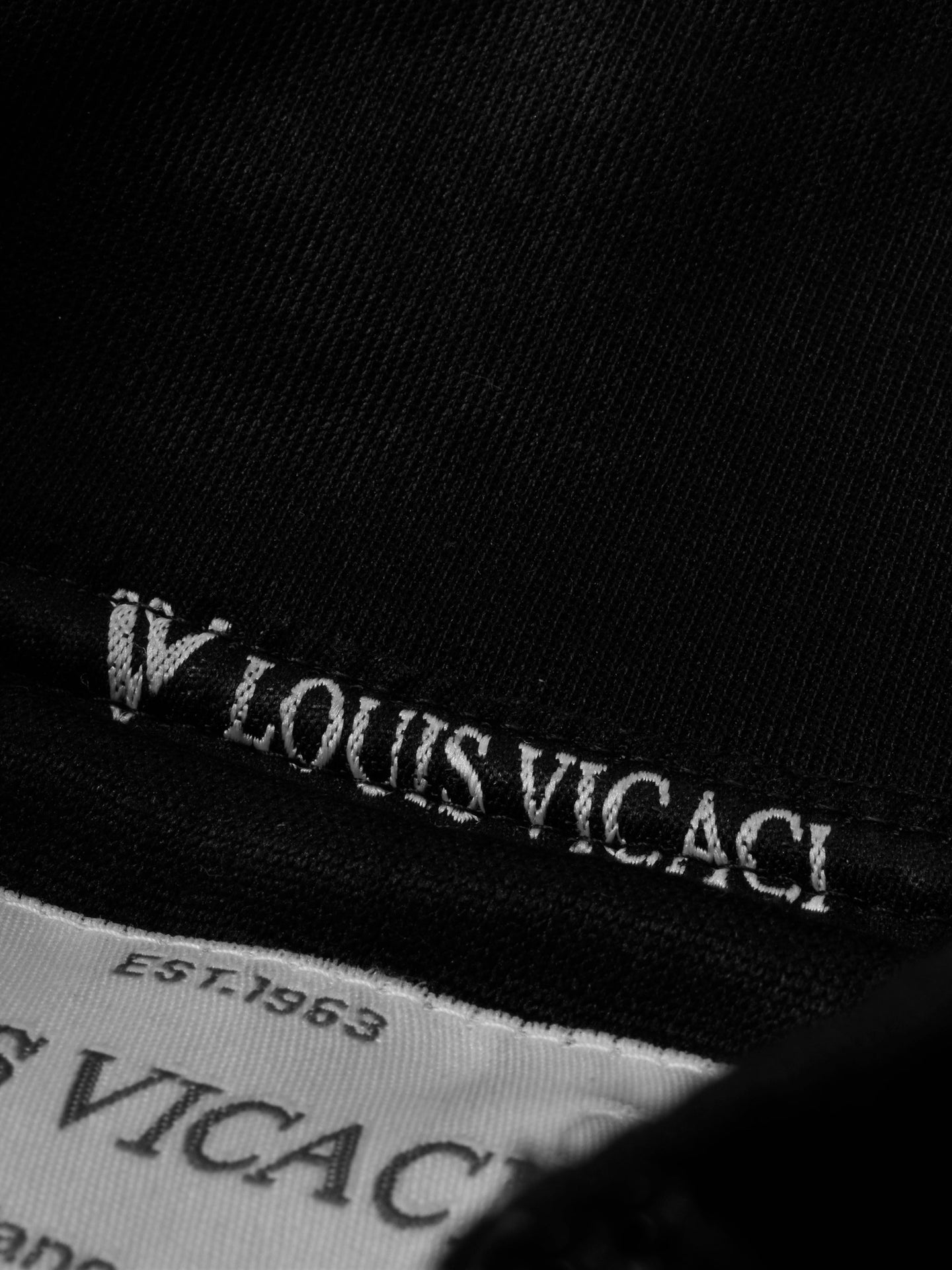 Louis Vicaci Zipper Fur Bomber Jacket For Men-Black-RT1238