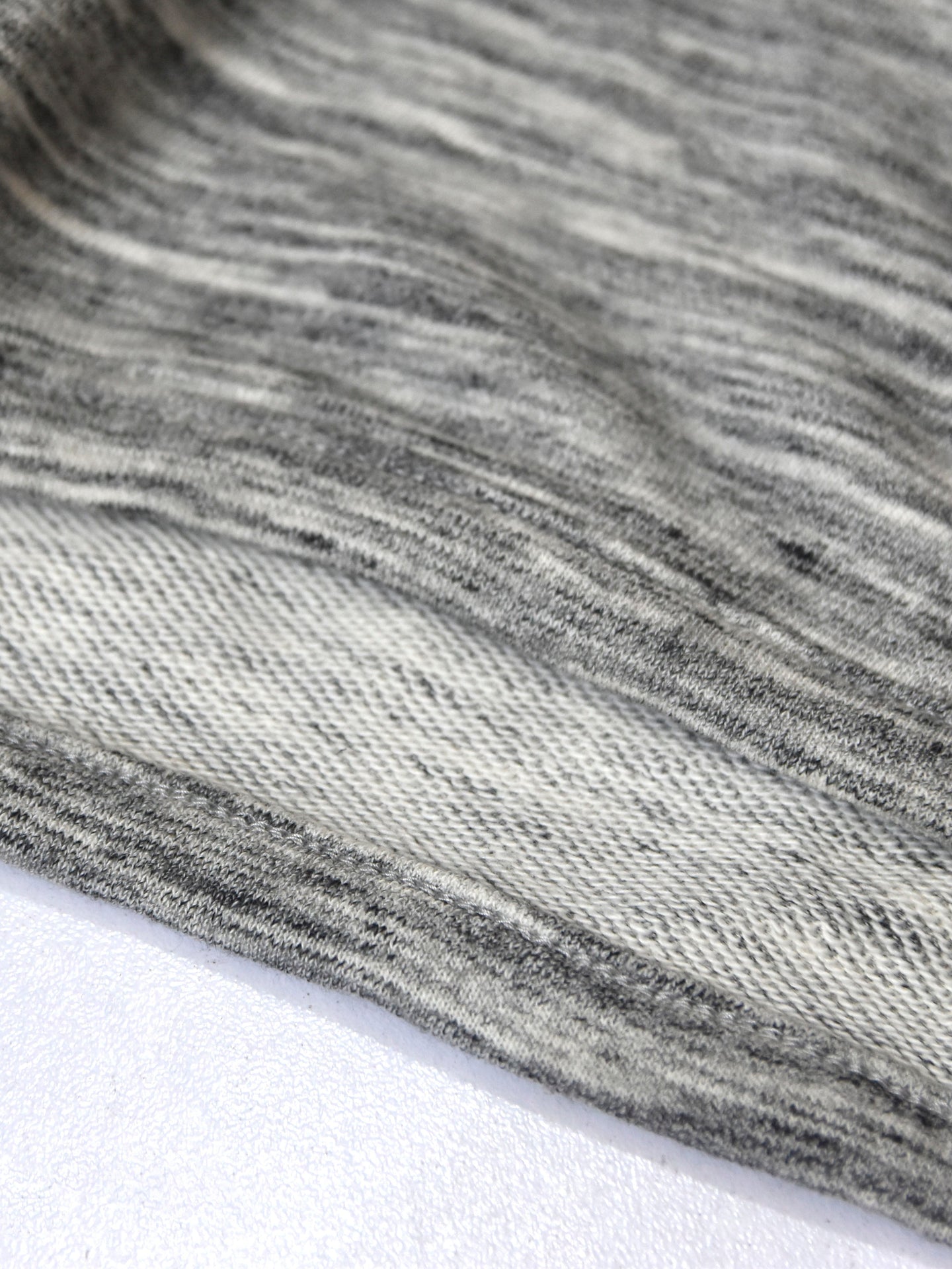 Nyc Polo Terry Fleece Short For Ladies-Off White Melange-SP712