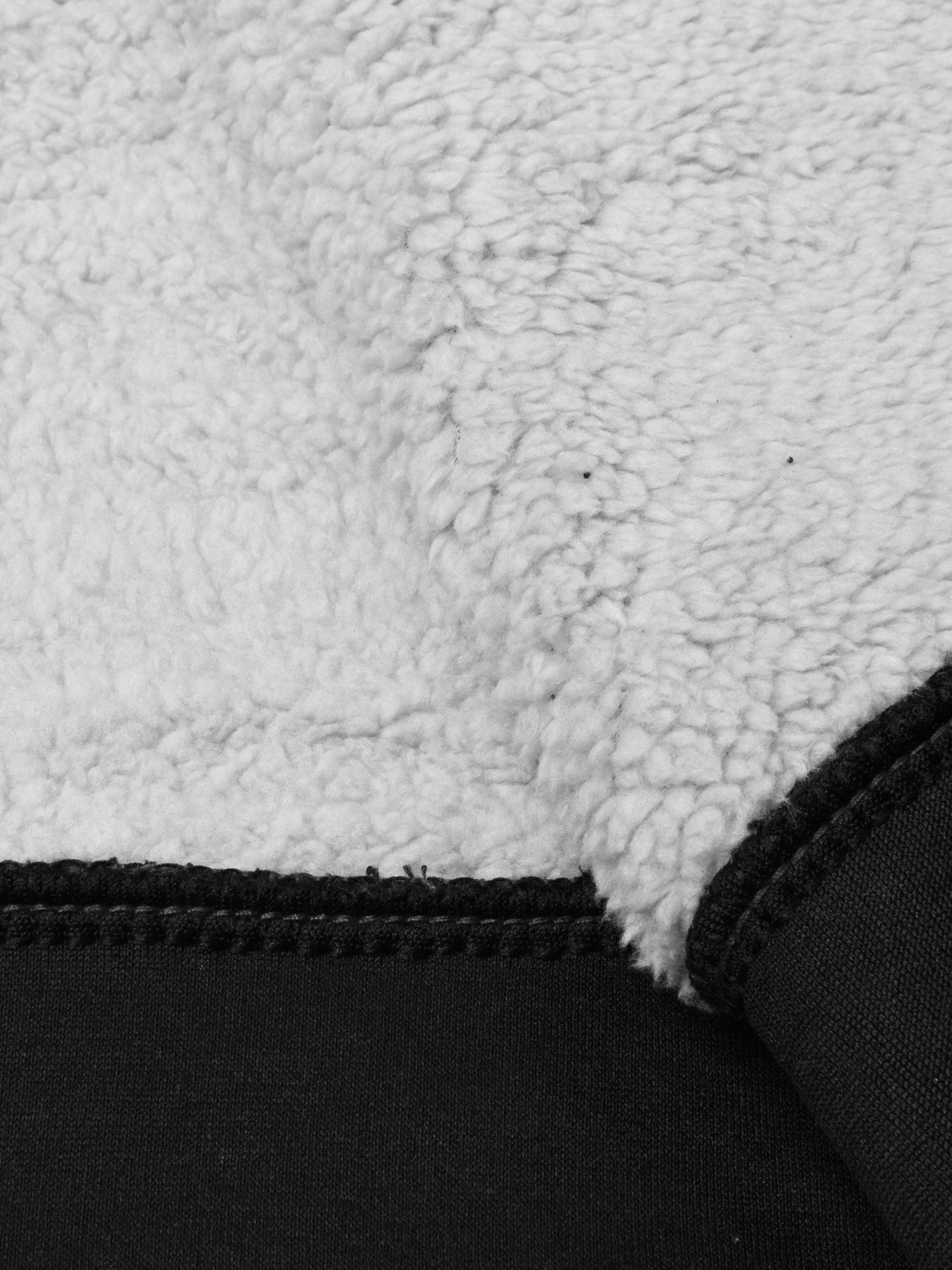 Louis Vicaci Zipper Fur Bomber Jacket For Men-Black-RT1238