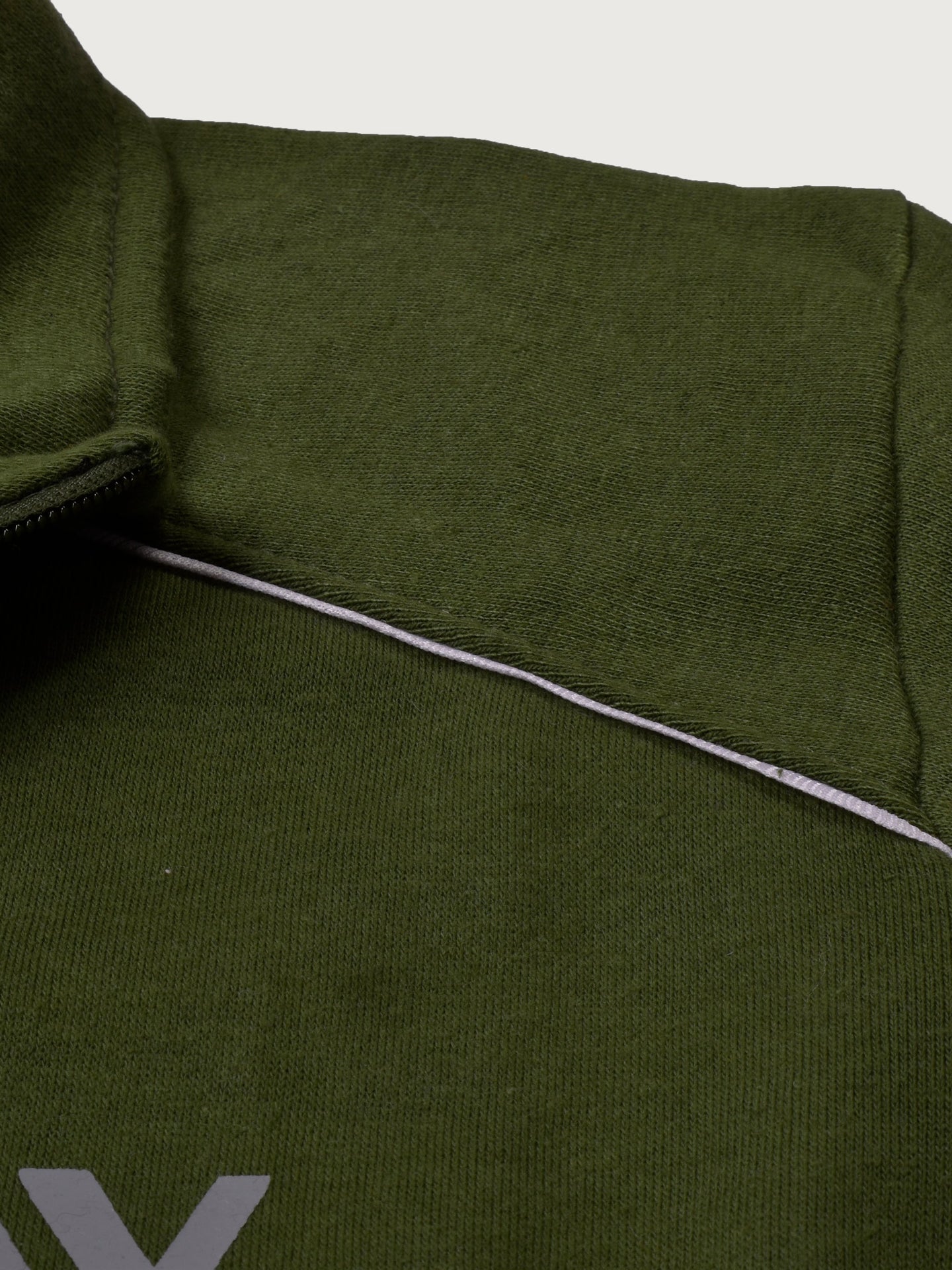 Louis Vicaci Fleece Zipper Tracksuit For Men-Olive Green-RT1344