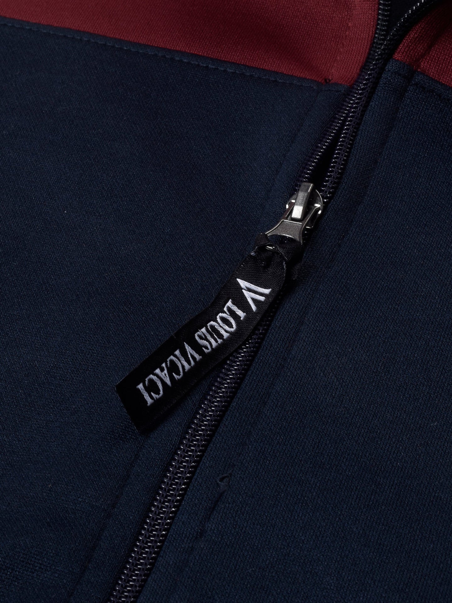 Louis Vicaci Lightning Flash Training Tracksuit For Men-Navy & Maroon-RT1374