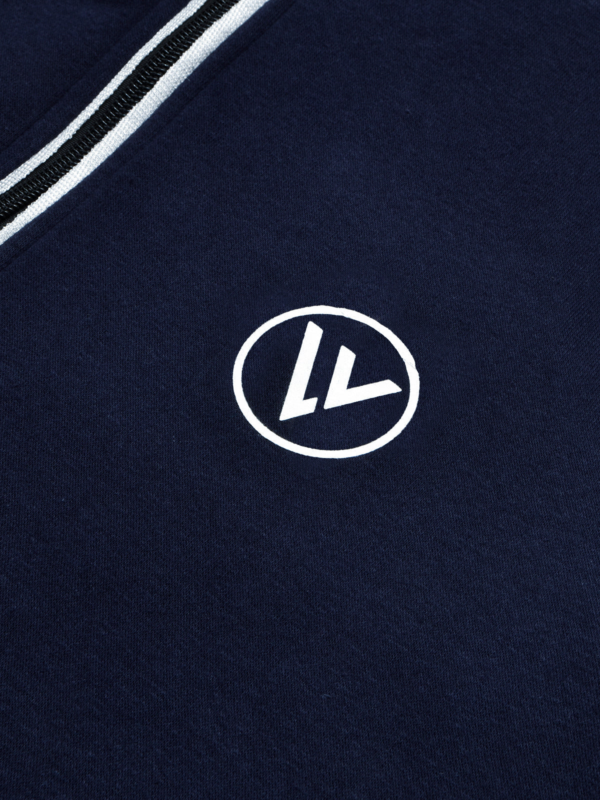 Louis Vicaci Fleece Zipper Tracksuit For Men-Dark Navy-BR830