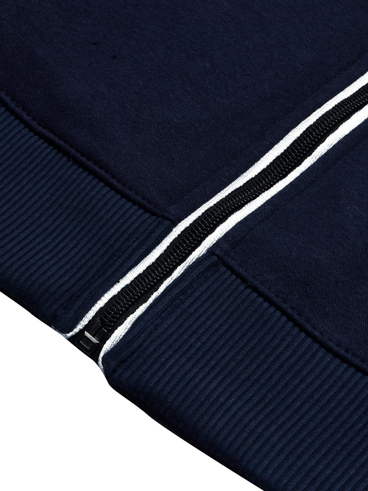 Louis Vicaci Fleece Zipper Tracksuit For Men-Dark Navy-BR830