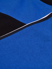 Louis Vicaci Fleece Sweatshirt For Men-Black with Blue-BR832