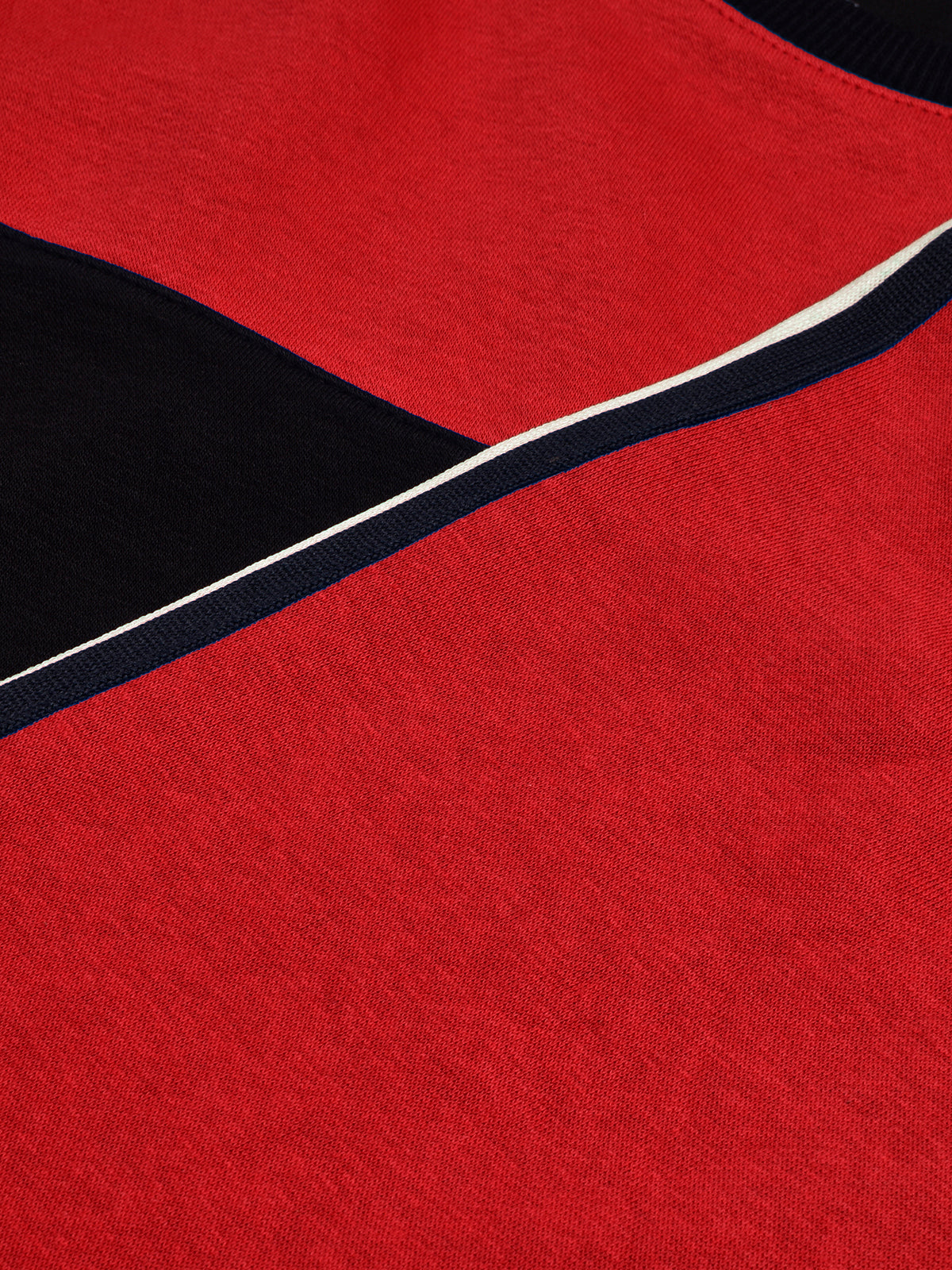 Louis Vicaci Fleece Sweatshirt For Men-Black with Red-BR834