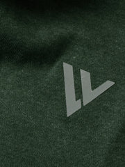 Louis Vicaci Fleece Zipper Tracksuit For Men-Green Melange-RT1381