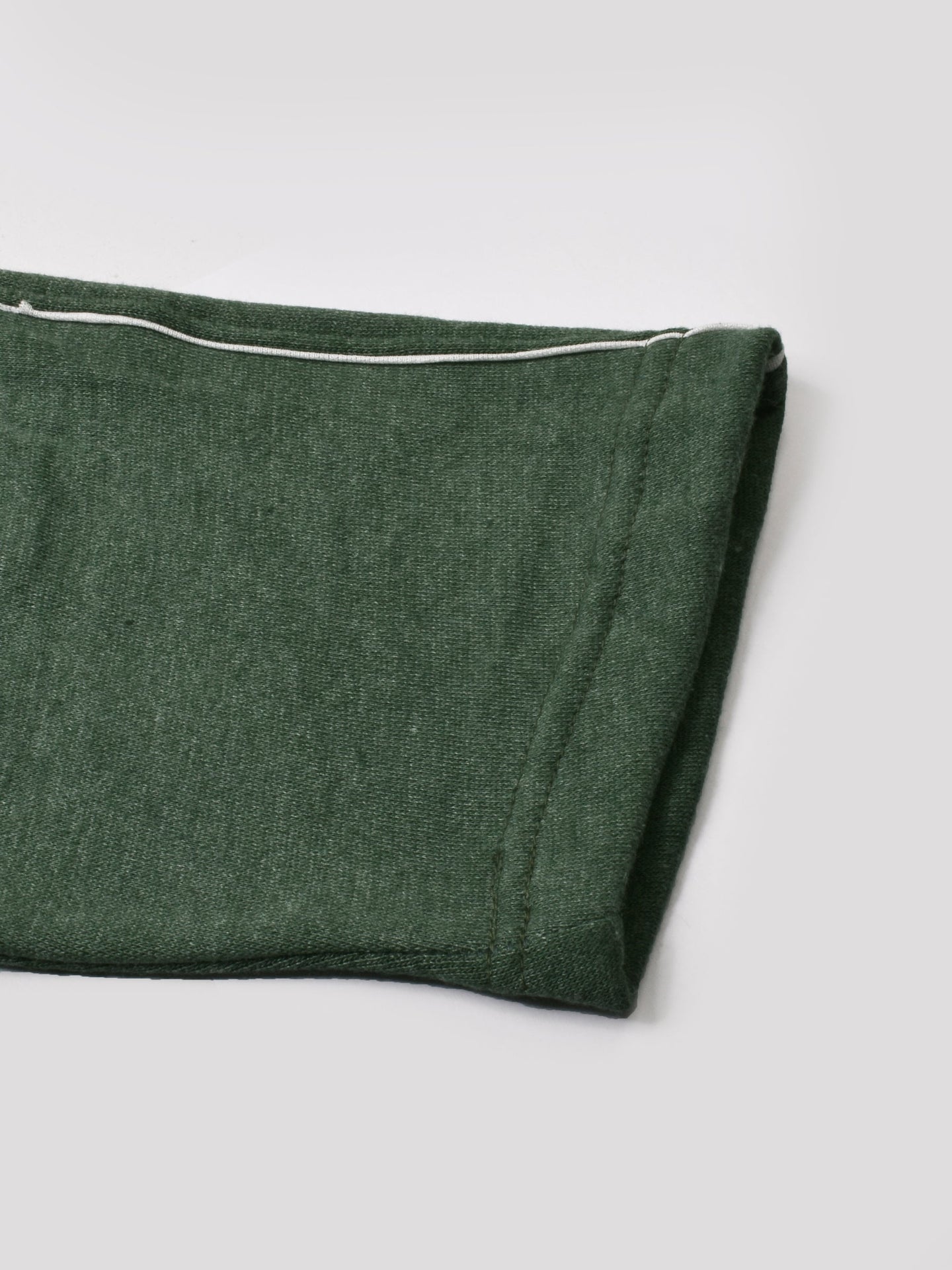 Louis Vicaci Fleece Zipper Tracksuit For Men-Green Melange-RT1381