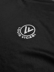 Louis Vicaci Summer Active Wear Tracksuit For Men-Black with Green Panels-SP1835/RT2453