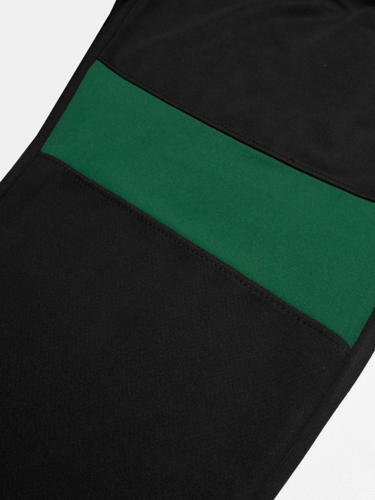 Louis Vicaci Summer Active Wear Tracksuit For Men-Black with Green Panels-SP1835/RT2453