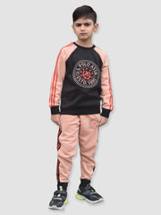 U.S Polo Assn Fleece Tracksuit For Kids-Skin-BR910