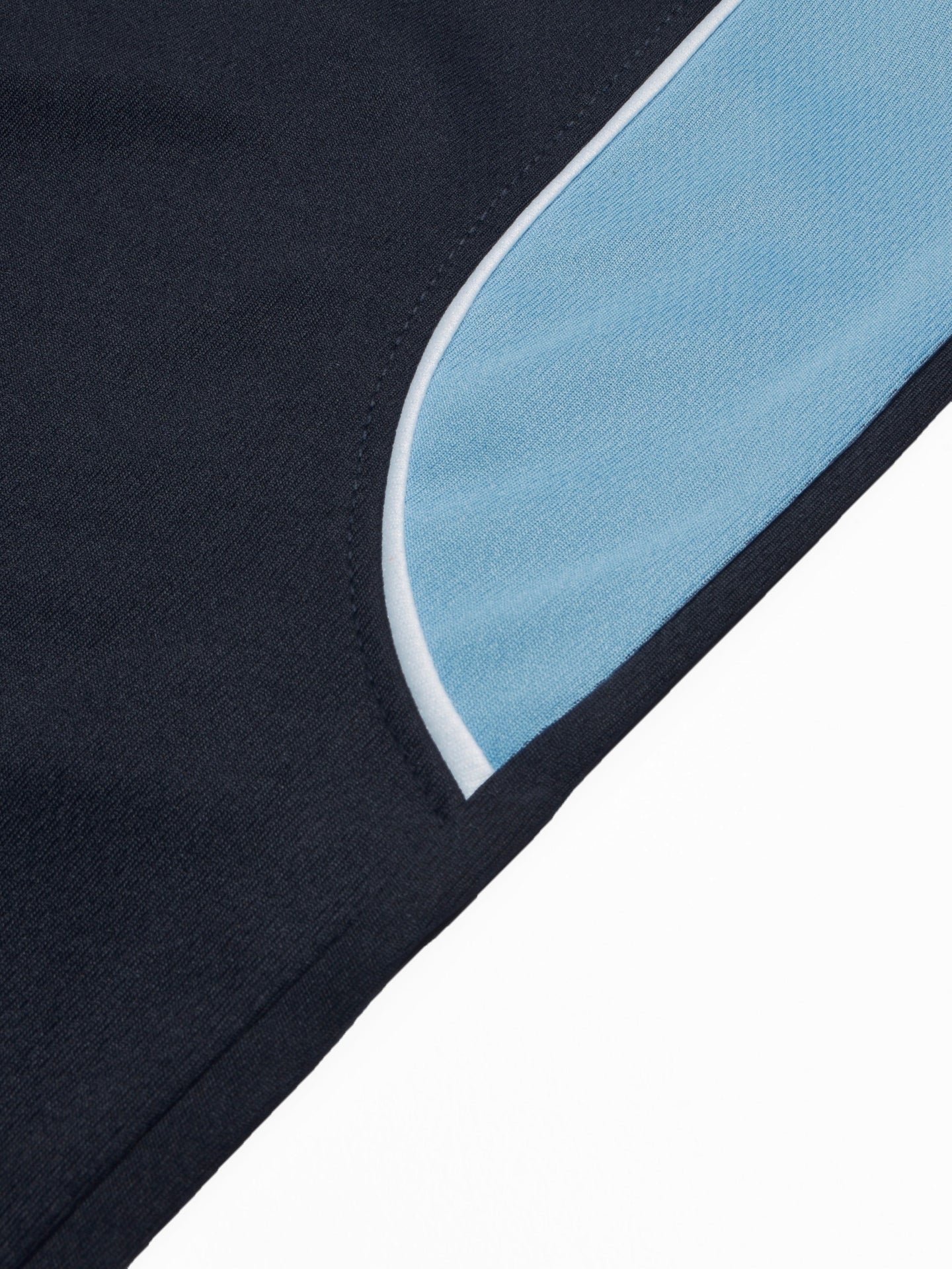 Louis Vicaci Summer Active Wear Tracksuit For Men-Navy with Sky Pannels-SP1744/RT2428