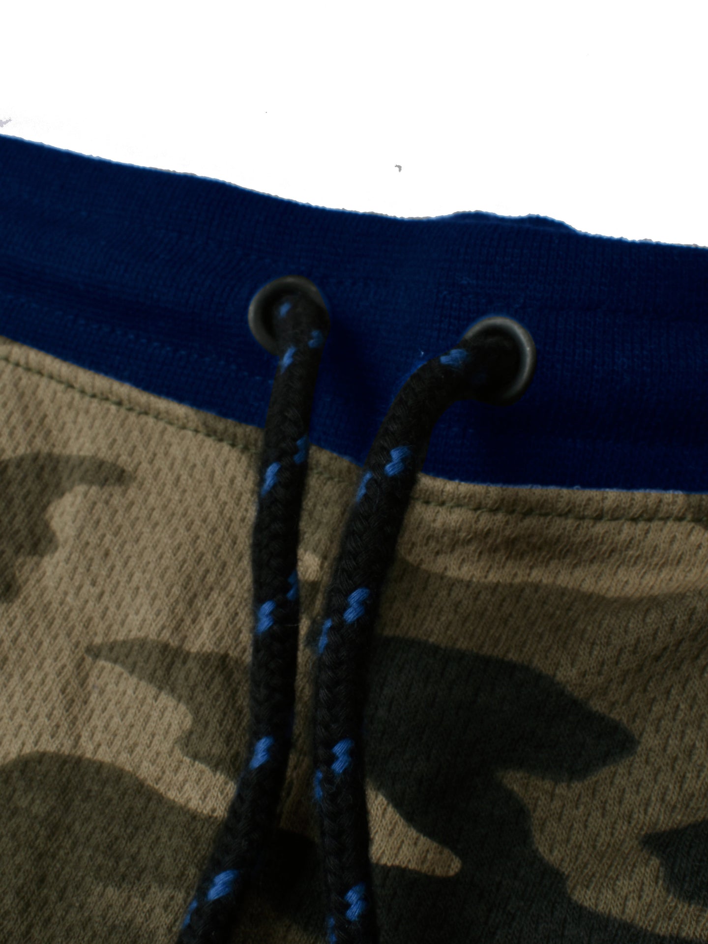 Red Pearl Ribb Slim Fit Jogger Trouser For Kids-Allover Camouflage-Rt2166