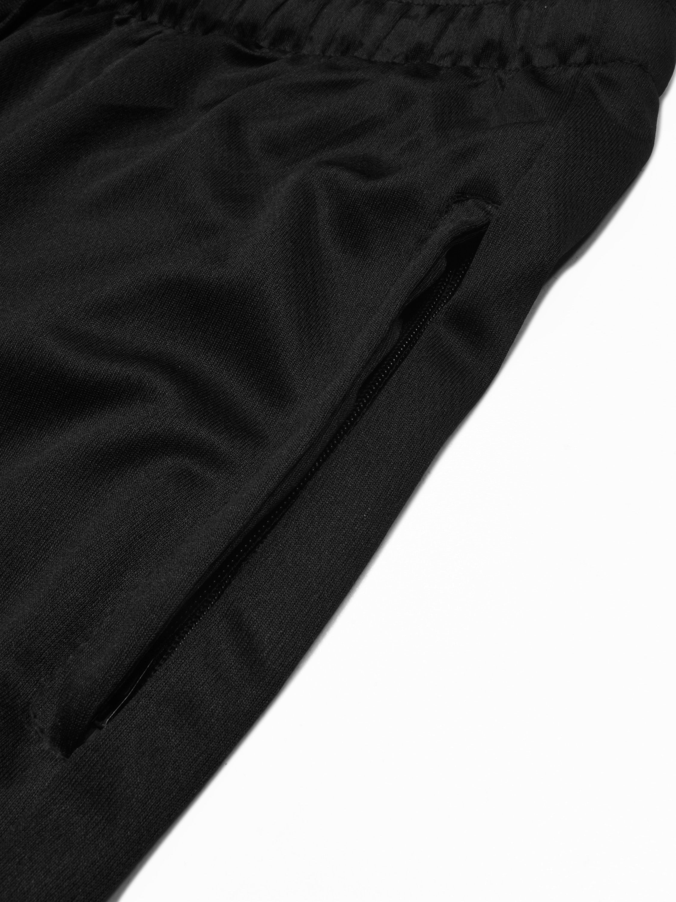 Louis Vicaci Summer Active Wear Tracksuit For Men-Black with white & Red Stripes-SP1953/RT2492