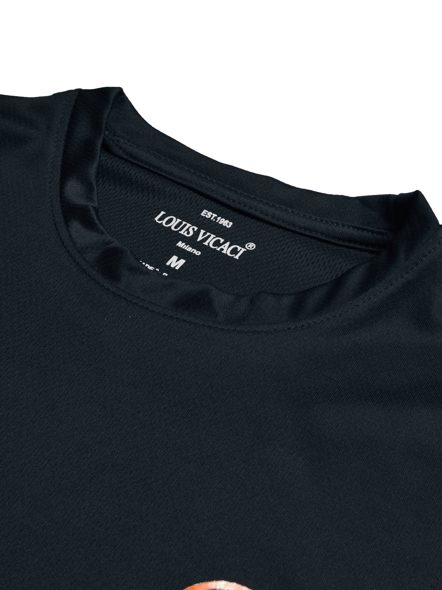 Louis Vicaci Summer Active Wear Tracksuit For Men-Navy with Orange & White Stripes-SP2000/RT2500